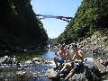 休憩中に
